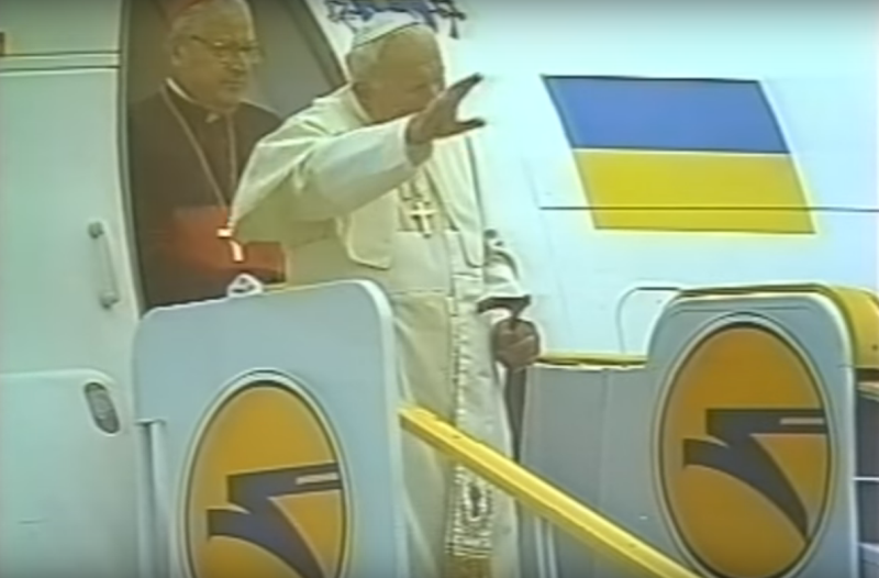 Іван Павло ІІ. Приліт до Львова