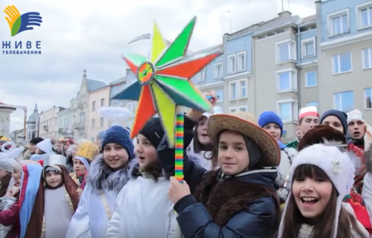 Парад вертепів у Дрогобичі