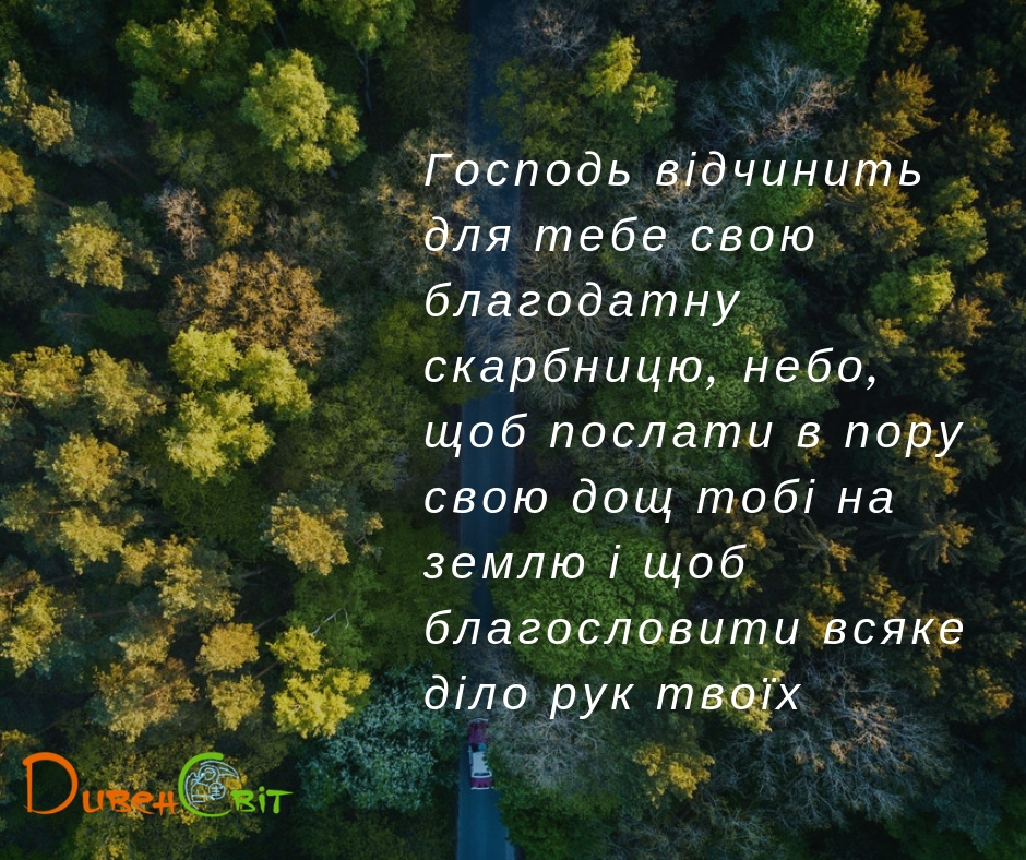 Читаємо Святе Письмо разом. Второзаконня 28
