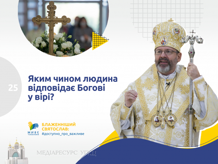 Яким чином людина відповідає Богові у вірі?