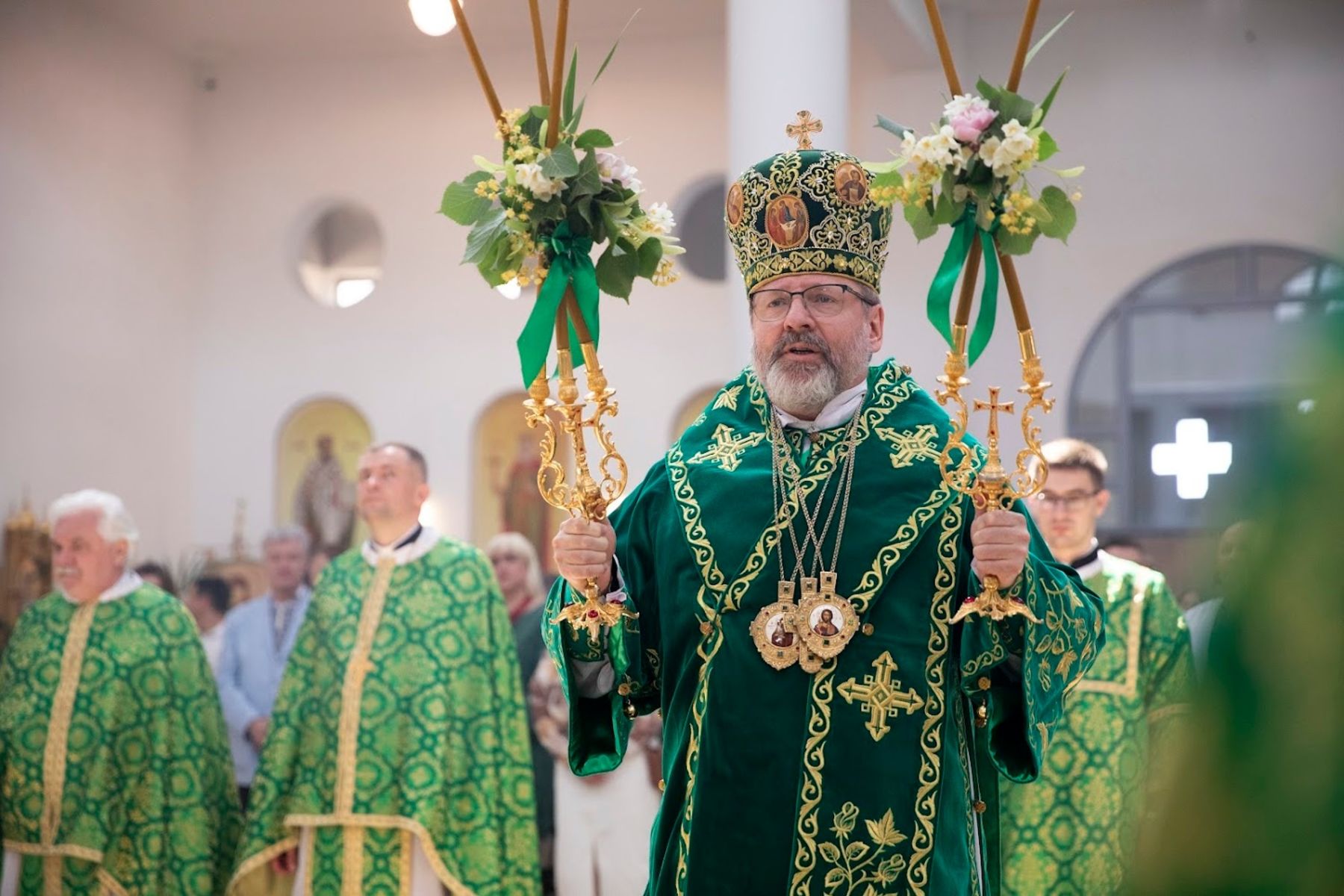 «Сьогодні Україна зодягається силою з висоти», — Глава УГКЦ у свято Зіслання Святого Духа
