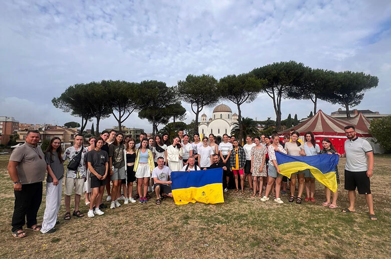  I giovani pellegrini dall’Ucraina con il sogno di «una pace semplice»
