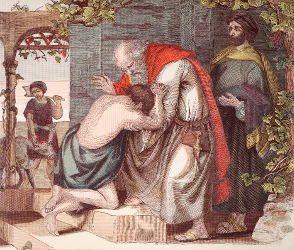 Кульмінацією притчі про Блудного Сина - Милосердного Батька (Лк 15,11-32) - є обійми тата і сина!