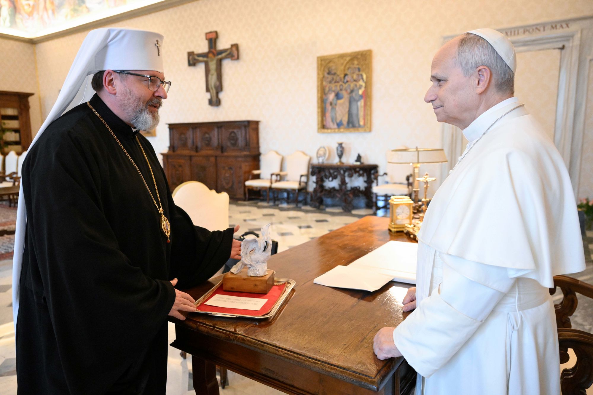 У Ватикані відбулася зустріч Блаженнішого Святослава з Папою Левом XIV