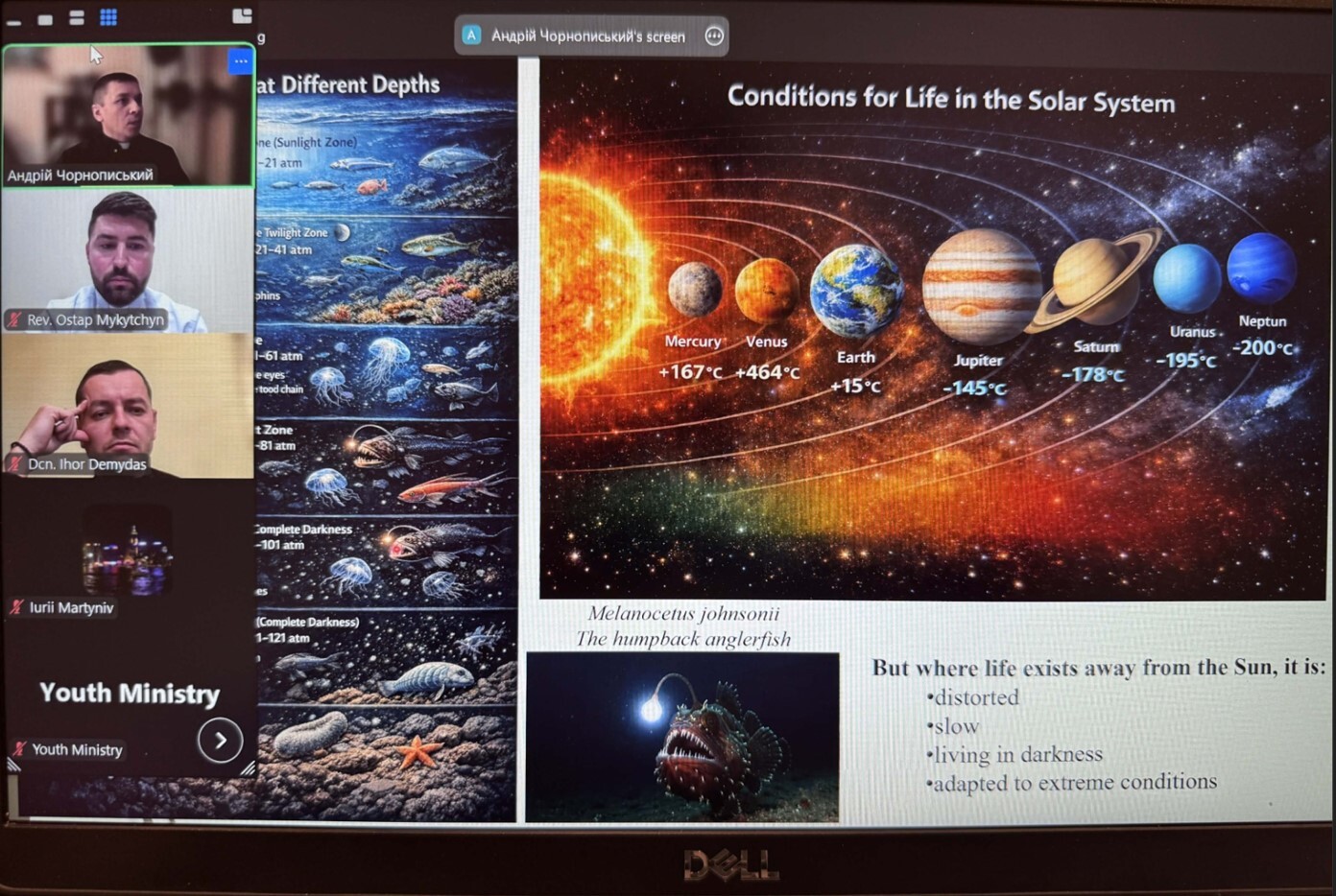 Молодь Філадельфійської архієпархії зібралася на онлайн-духовних вправах, присвячених Великому посту та Святому Письму 