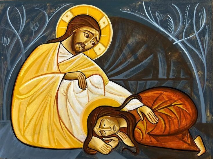 Дорогоцінне миро, волосся і ноги Христа