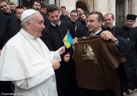 Українські студенти Папської Української Колегії святого Йосафата зустрілися з Папою Франциском