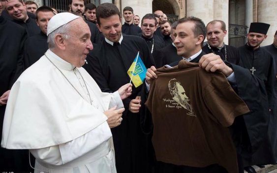 Українські студенти Папської Української Колегії святого Йосафата зустрілися з Папою Франциском