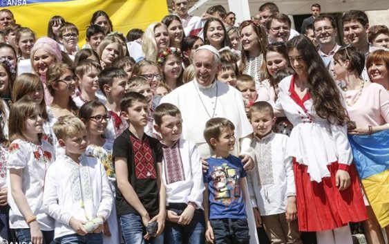 Папа Франциск зустрівся з українськими дітьми