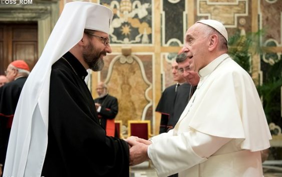 Блаженніший Святослав зустрівся з Папою  Франциском