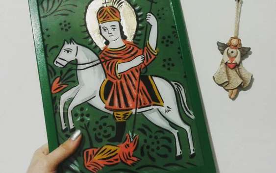Триденний курс іконопису на склі – малюємо ікону св. Юрія