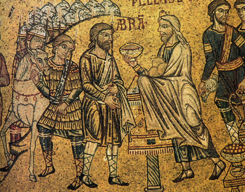 Авраам зустрічає Мелхіседека, Basilica di San Marco