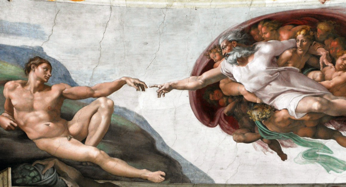 Чи знаєте, чому пальці Бога і Адама на картині Мікеланджело в Сикстинській капелі не доторкаються ?